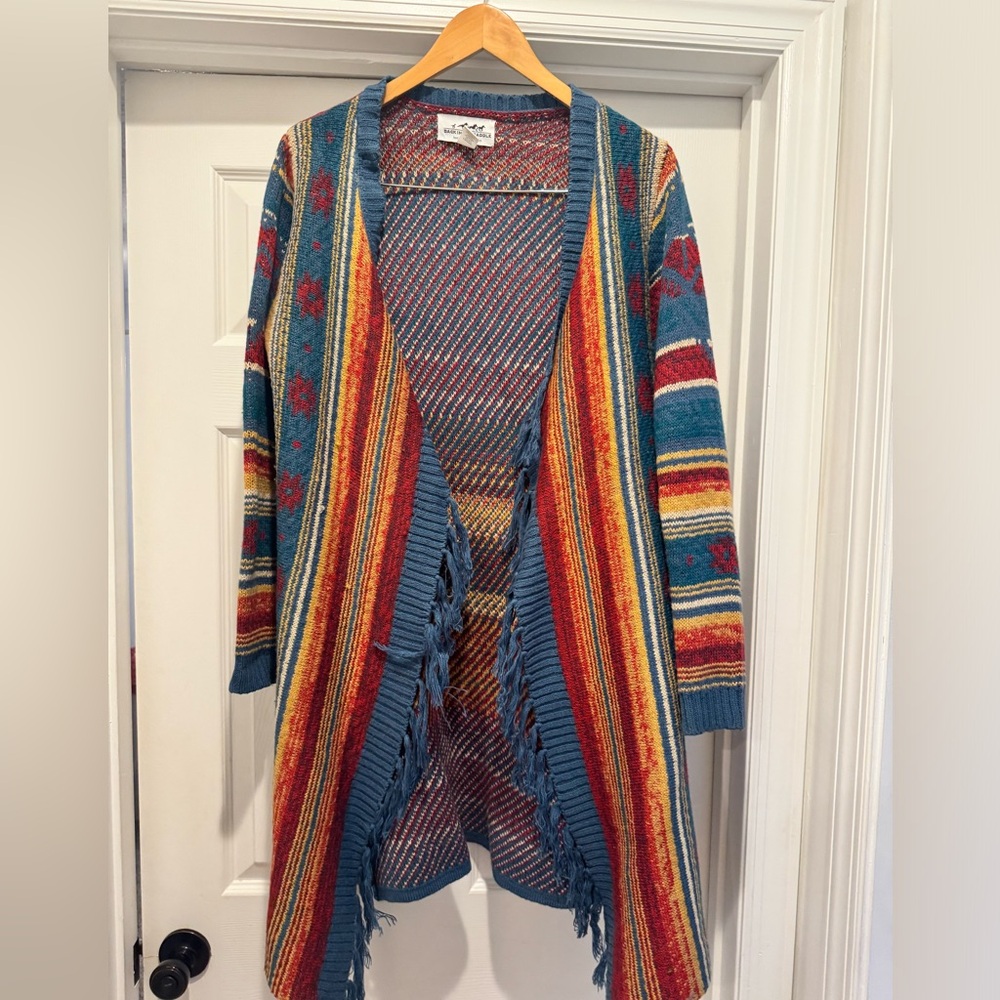 Back in the Saddle long sweater cardigan medium.